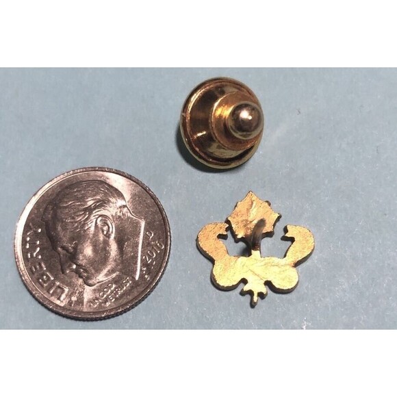 Medical or Religious, Fraternal Society Snakes & Heart lapel Pin - Picture 3 of 3